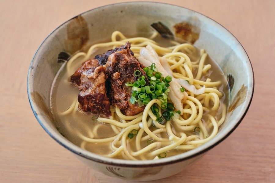 Yameyama Noodle with Pork Spareribs