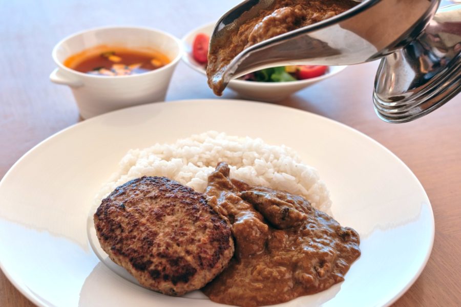 Wagyu Beef Curry with Ishigaki Beef Hamburger Steak