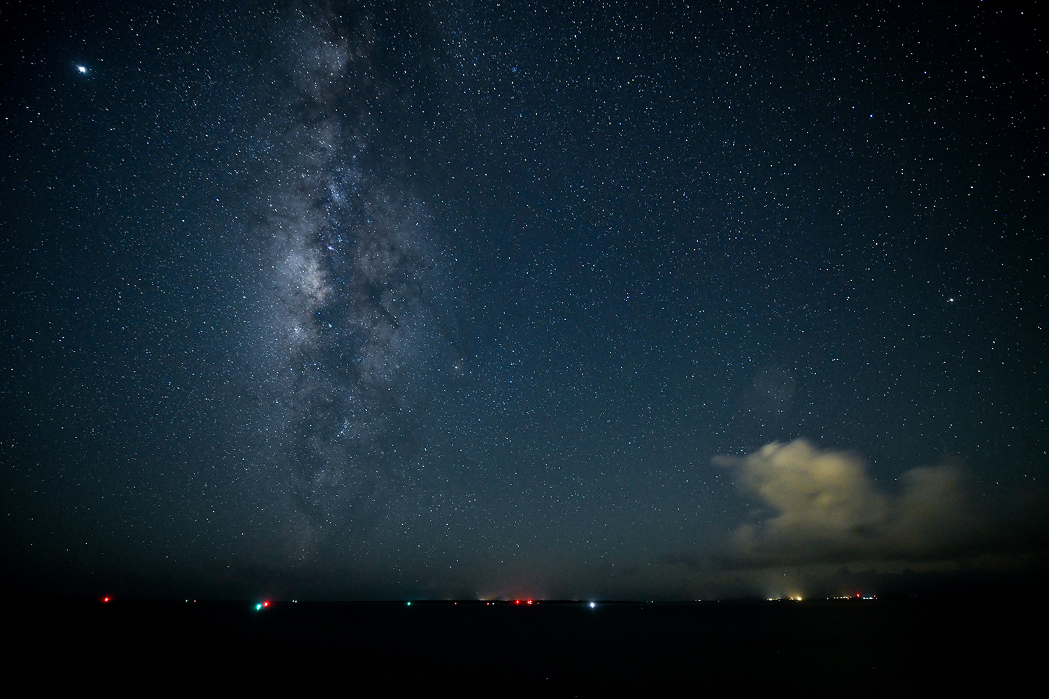 Remarkable experience of the dark and beautiful night sky.
